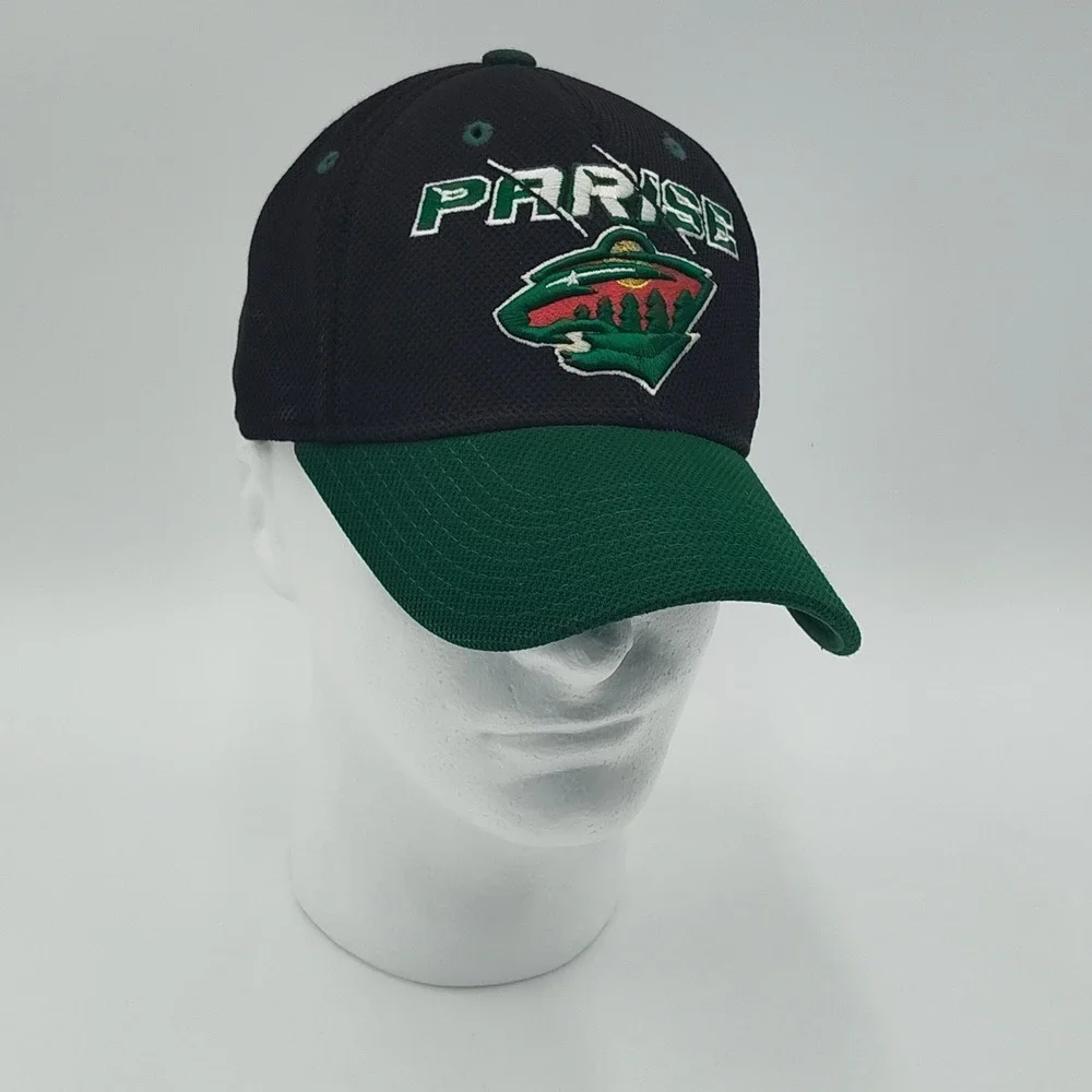 Minnesota Wild Cap #11 Zach Parise NHL L/XL‎ Reebok Flex Fit Baseball👀📸SEE📸